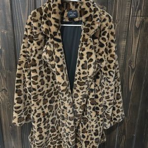 Love Tree Faux Cheetah Coat